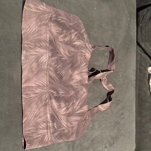 EUC Athleta Mauve Marbled Sports Bra